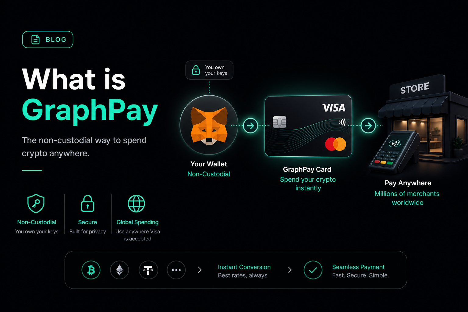 What is GraphPay platform 2026 — non-custodial wallet to Visa Mastercard explained